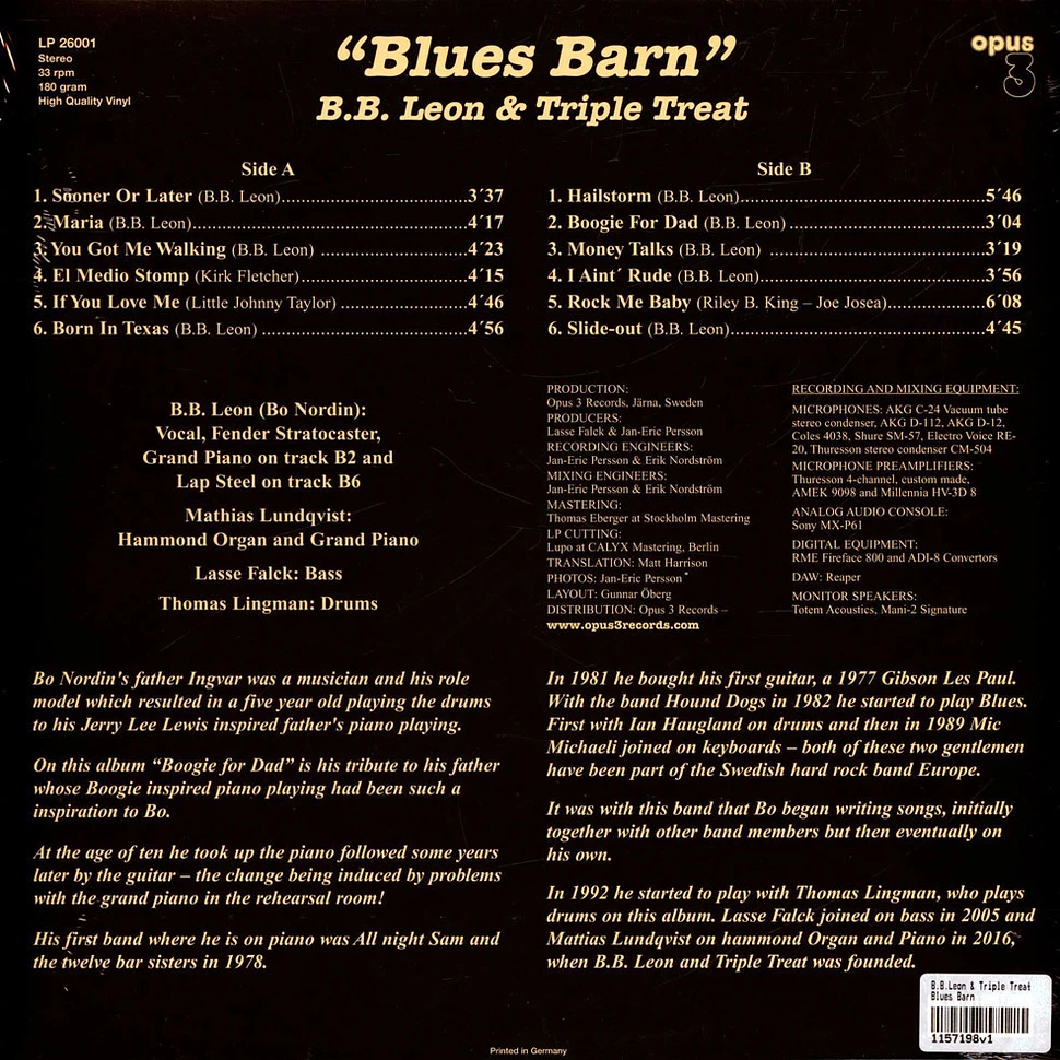 B.B.Leon & Triple Treat - Blues Barn