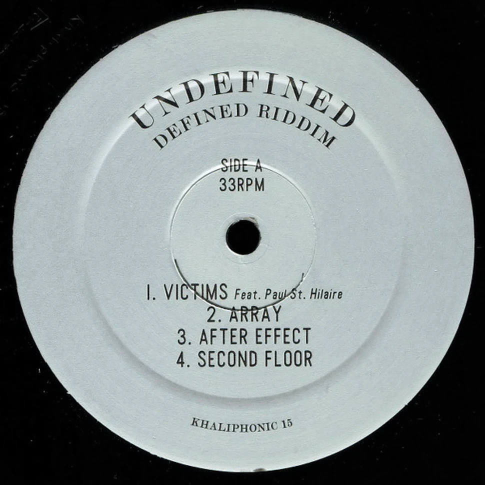 Undefined - Defined Riddim