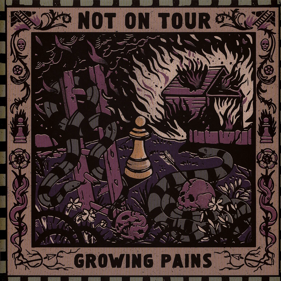 Not On Tour - Growing Pains Blue & Black Splatter On Purple Vinyl Edition