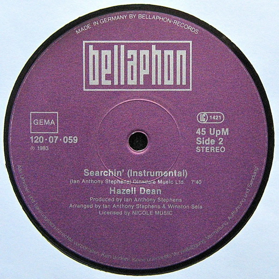 Hazell Dean - Searchin' (Special Remix)