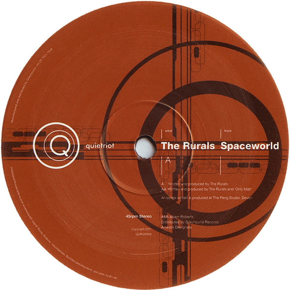 The Rurals - Spaceworld / Gotta Have