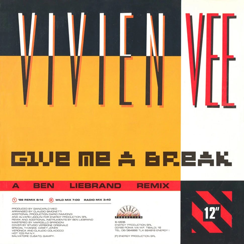 Vivien Vee - Give Me A Break (Ben Liebrand Remixes)