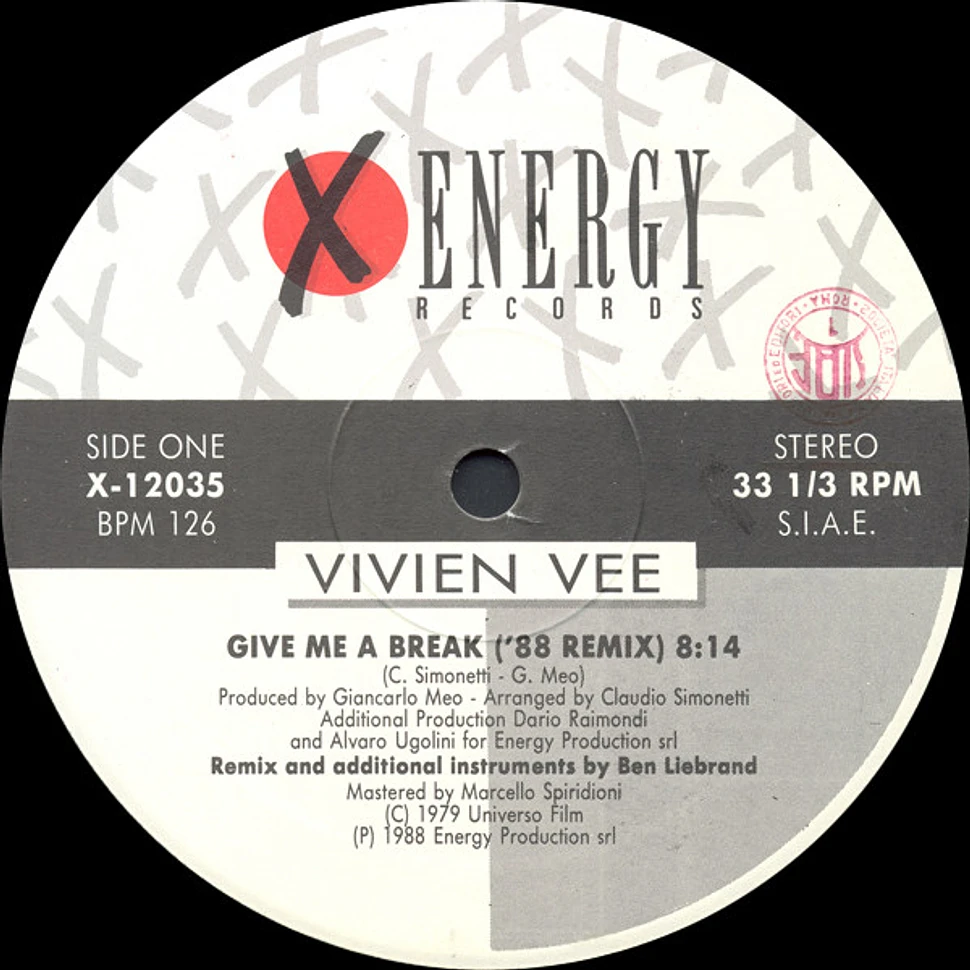 Vivien Vee - Give Me A Break (Ben Liebrand Remixes)