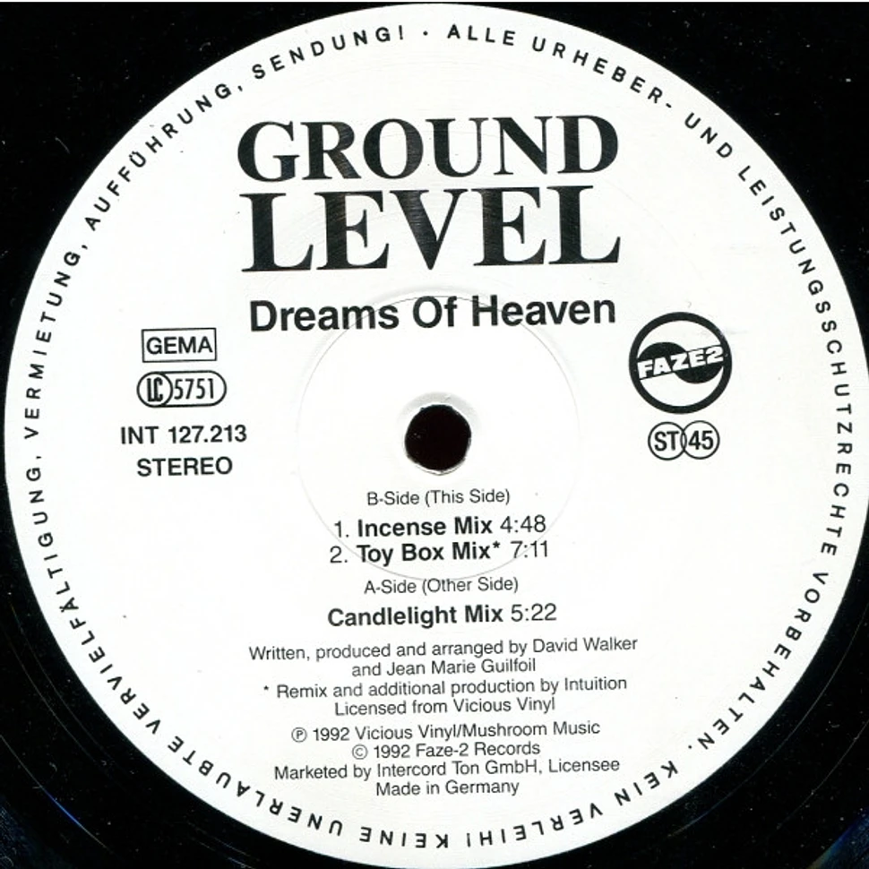 Ground Level - Dreams Of Heaven