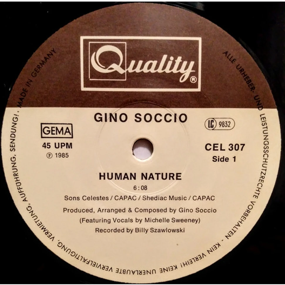 Gino Soccio - Human Nature