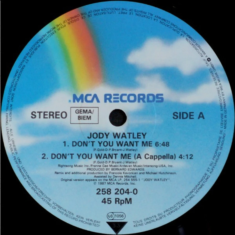 Jody Watley - Don't You Want Me