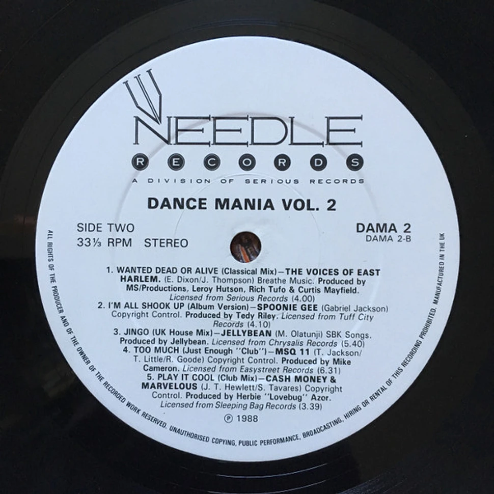 V.A. - Dance Mania Volume 2