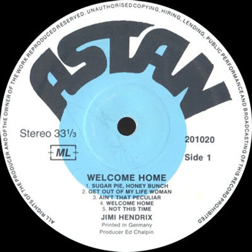 Jimi Hendrix - Welcome Home