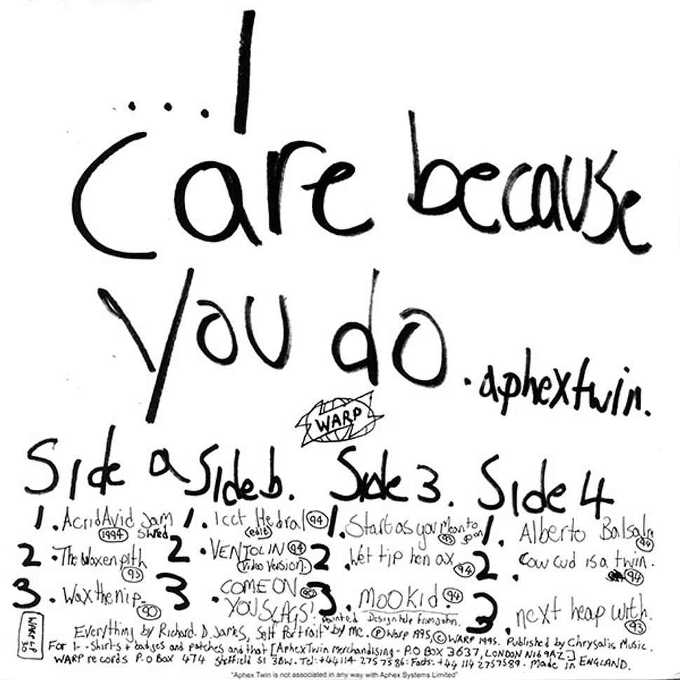 Aphex Twin - ...I Care Because You Do