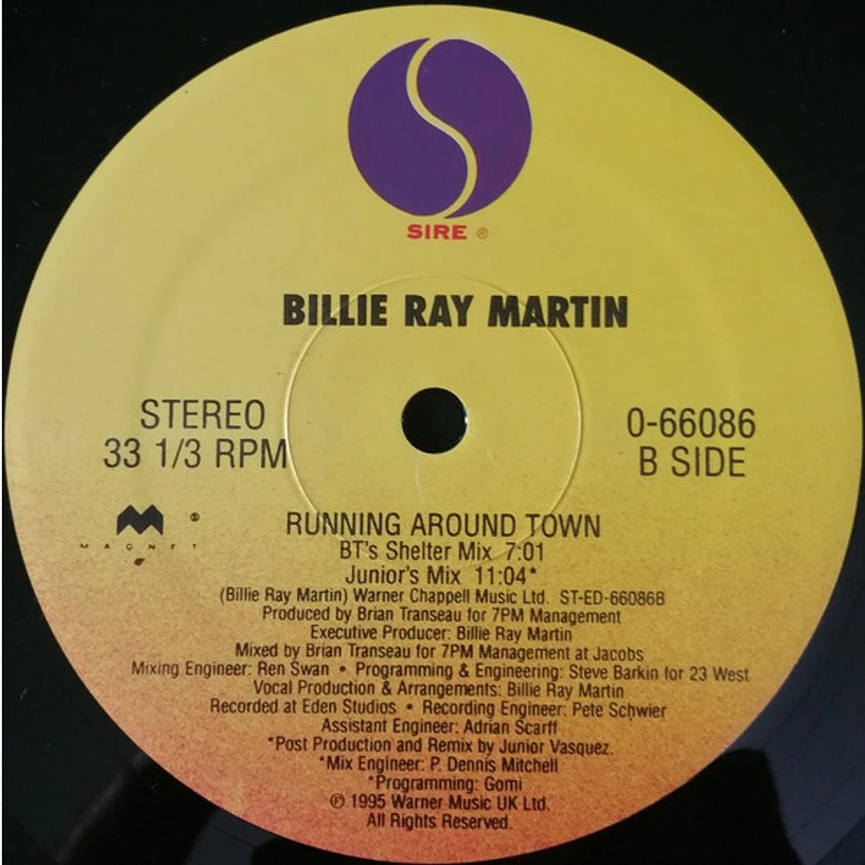 Billie Ray Martin - Running Around Town