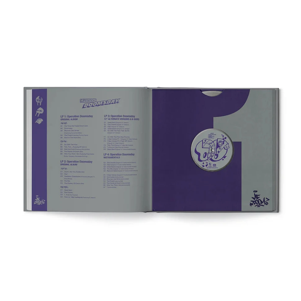 MF DOOM - Operation: Doomsday 25th Anniversary Limited Book Set HHV EU Exclusive Edition