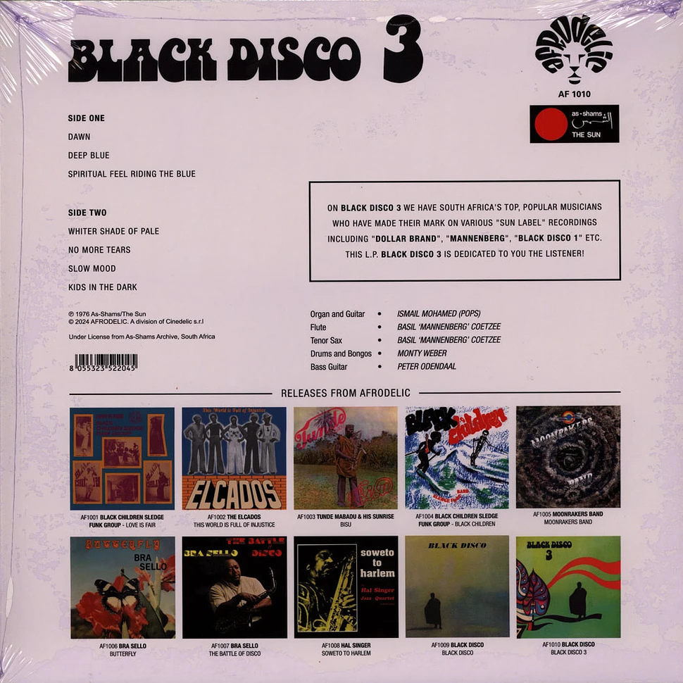 Black Disco - Black Disco 3 Black Vinyl Edition