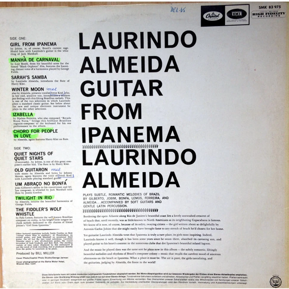 Laurindo Almeida - Guitar From Ipanema