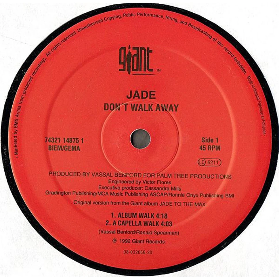 Jade - Don't Walk Away