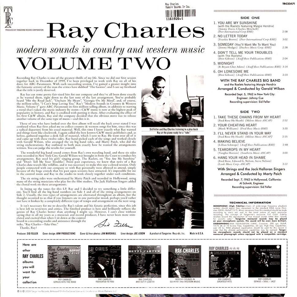 Ray Charles - Modern Sounds In Country And Western Music Vol. 2