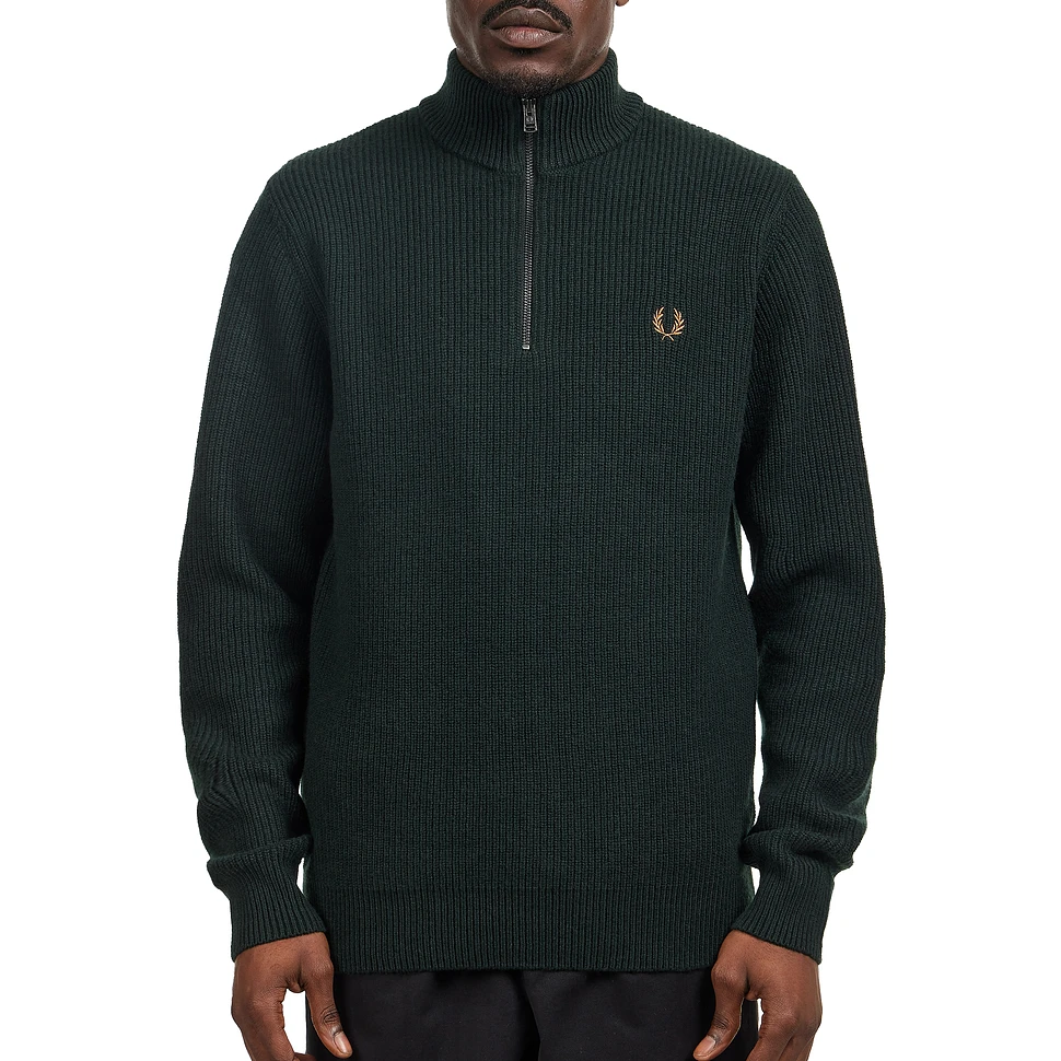 Fred Perry - Textured Half Zip Jumper