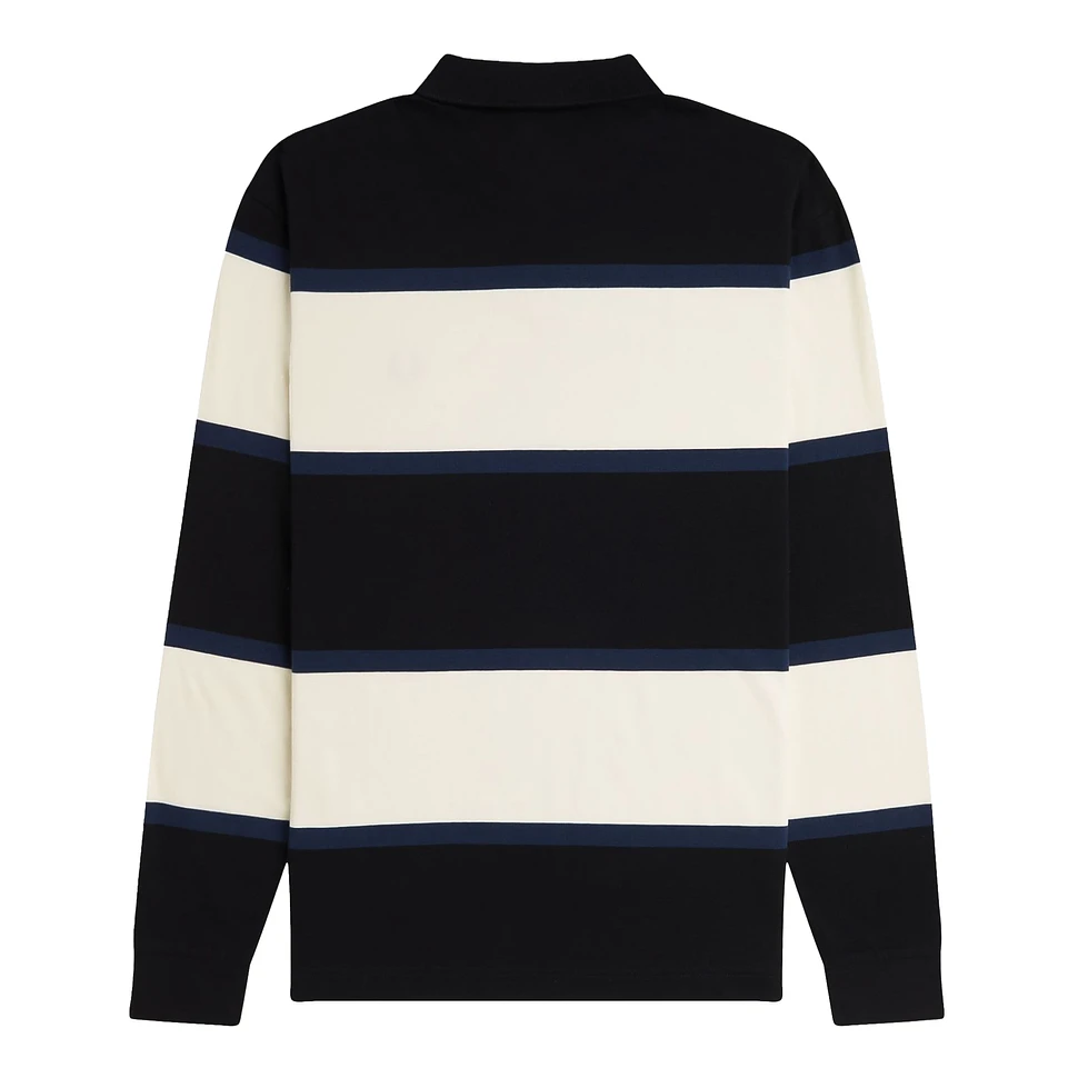 Fred Perry - Striped Long Sleeve Polo Shirt