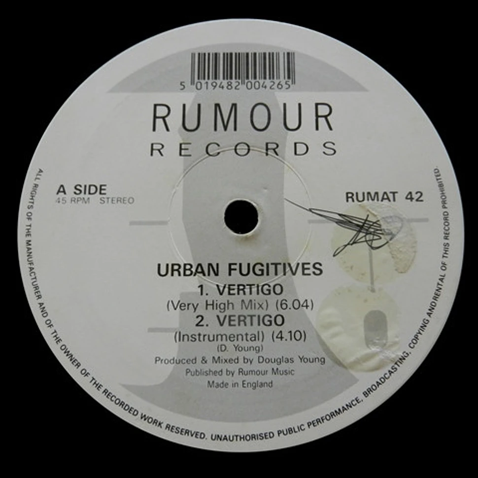 Urban Fugitives - Vertigo / Pump It Up