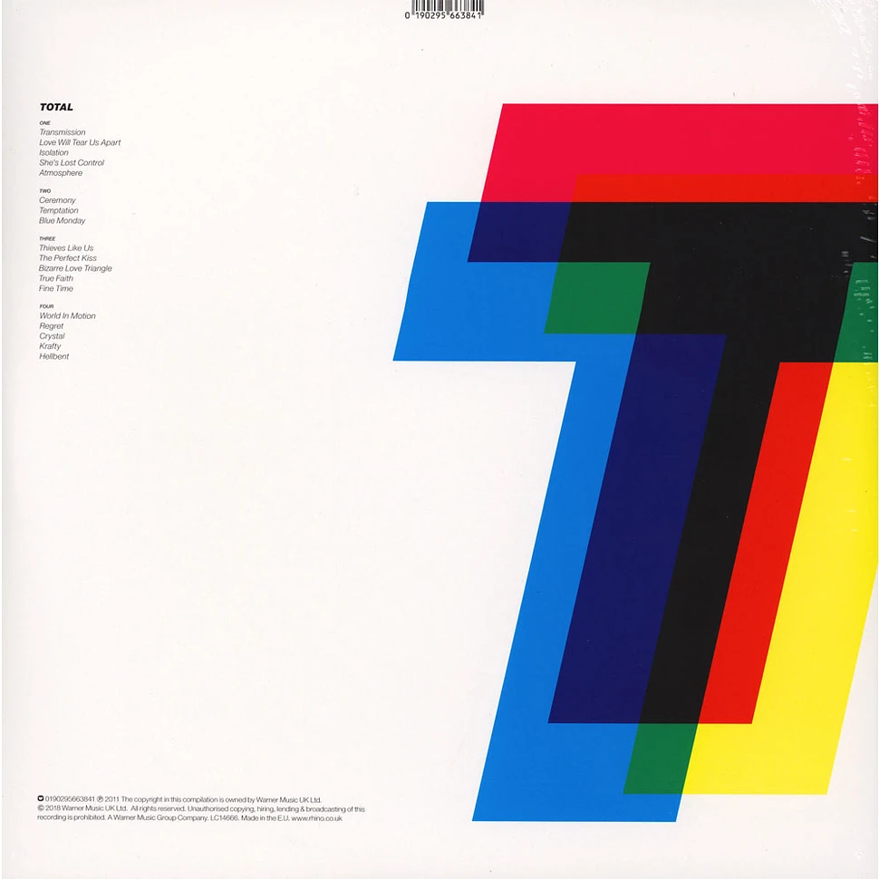 New Order / Joy Division - Total From Joy Division To New Order