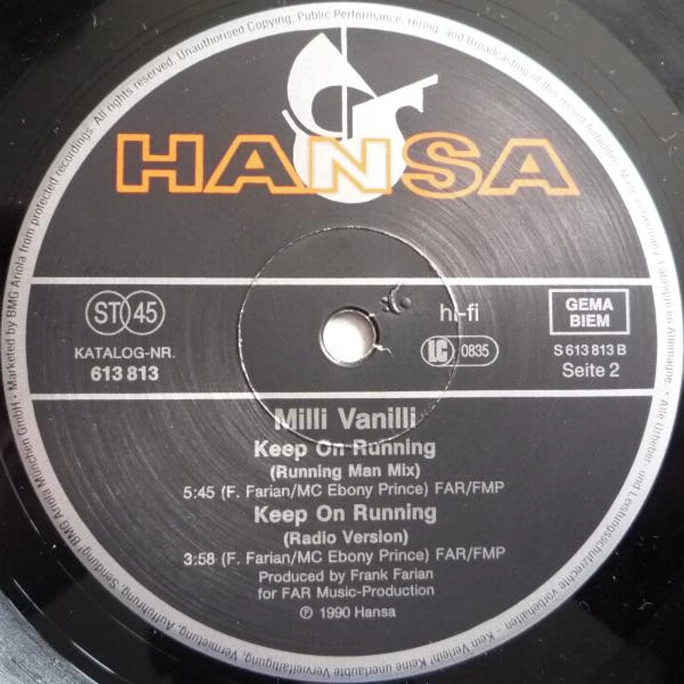 Milli Vanilli - Keep On Running