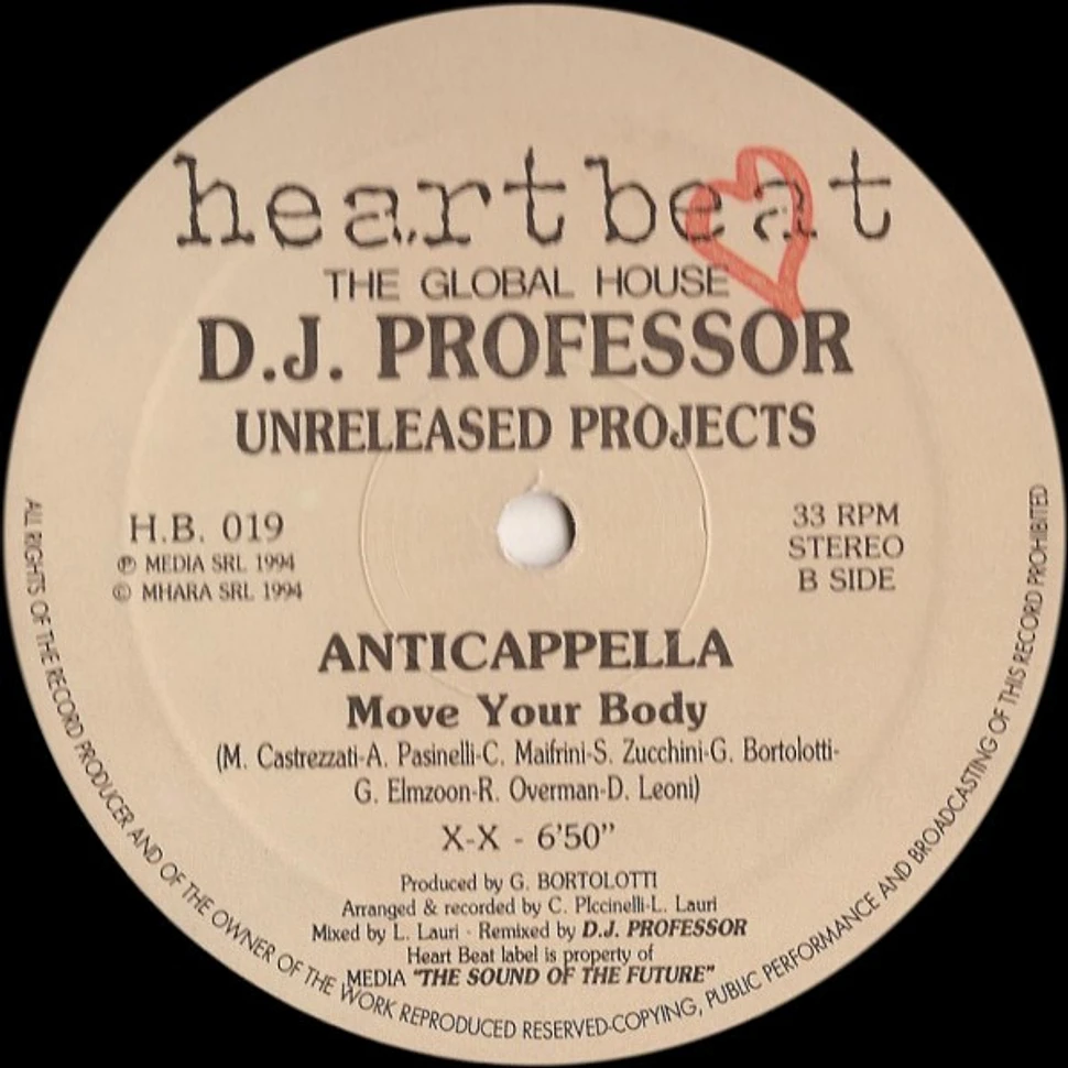 DJ Professor Presents Patric Osborne / Anticappella - Unreleased Projects