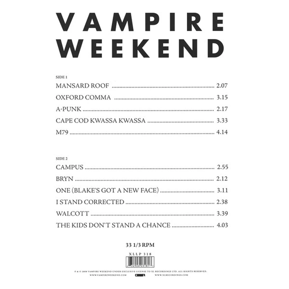 Vampire Weekend - Vampire Weekend