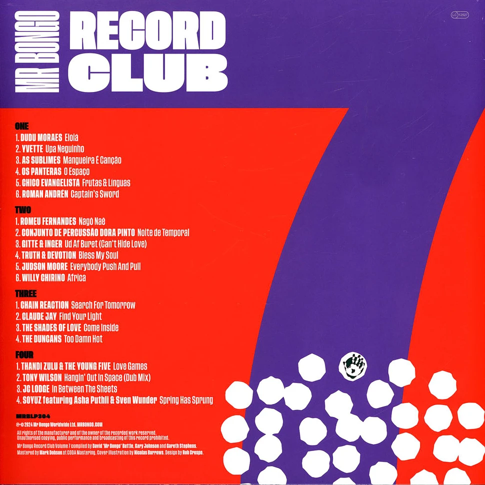 V.A. - Mr Bongo Record Club Volume 7 Black Vinyl Edition