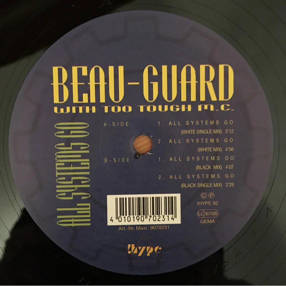 Beau-Guard With Too Tough M.C. - All Systems Go