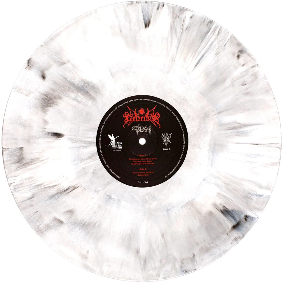 Gehenna - First Spell White Black Marble Vinyl Edition