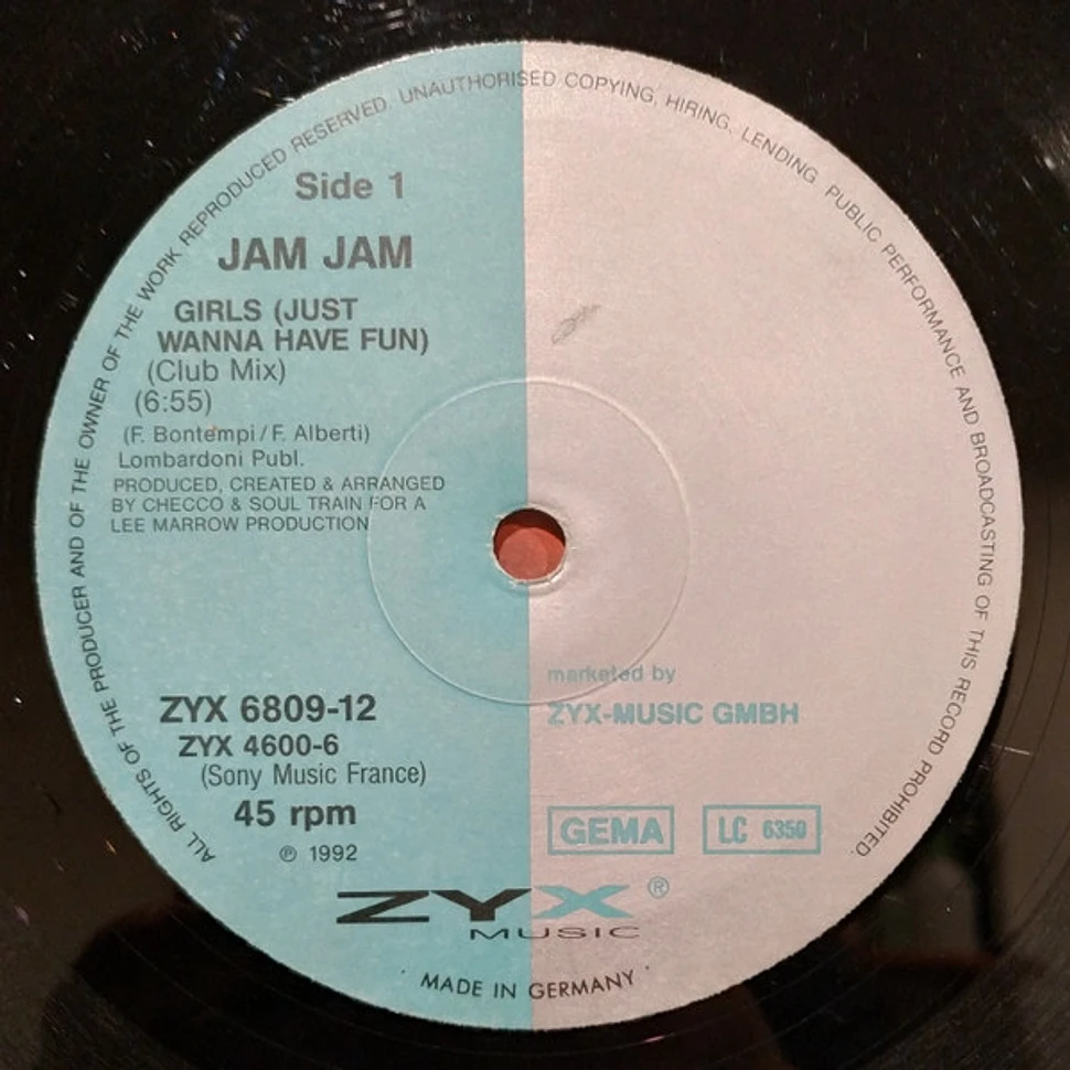 Jam Jam - Girls (Just Want To Have Fun)