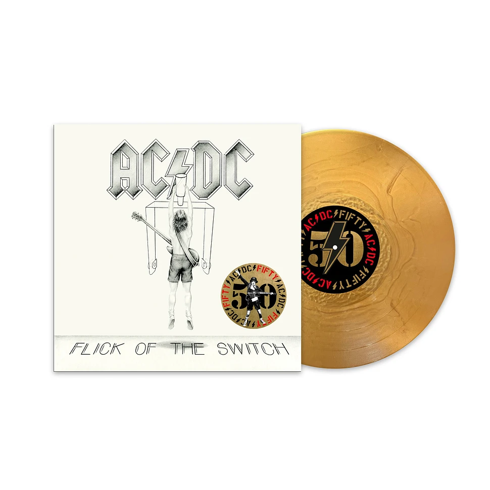 AC/DC - Flick Of The Switch 50th Anniversary Golden Vinyl Edition