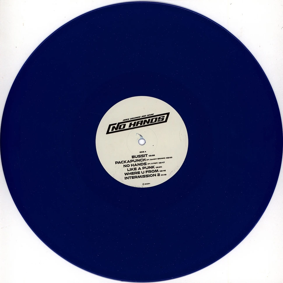 Joey Valence & Brae - No Hands Boom Bada Blue Vinyl Edition