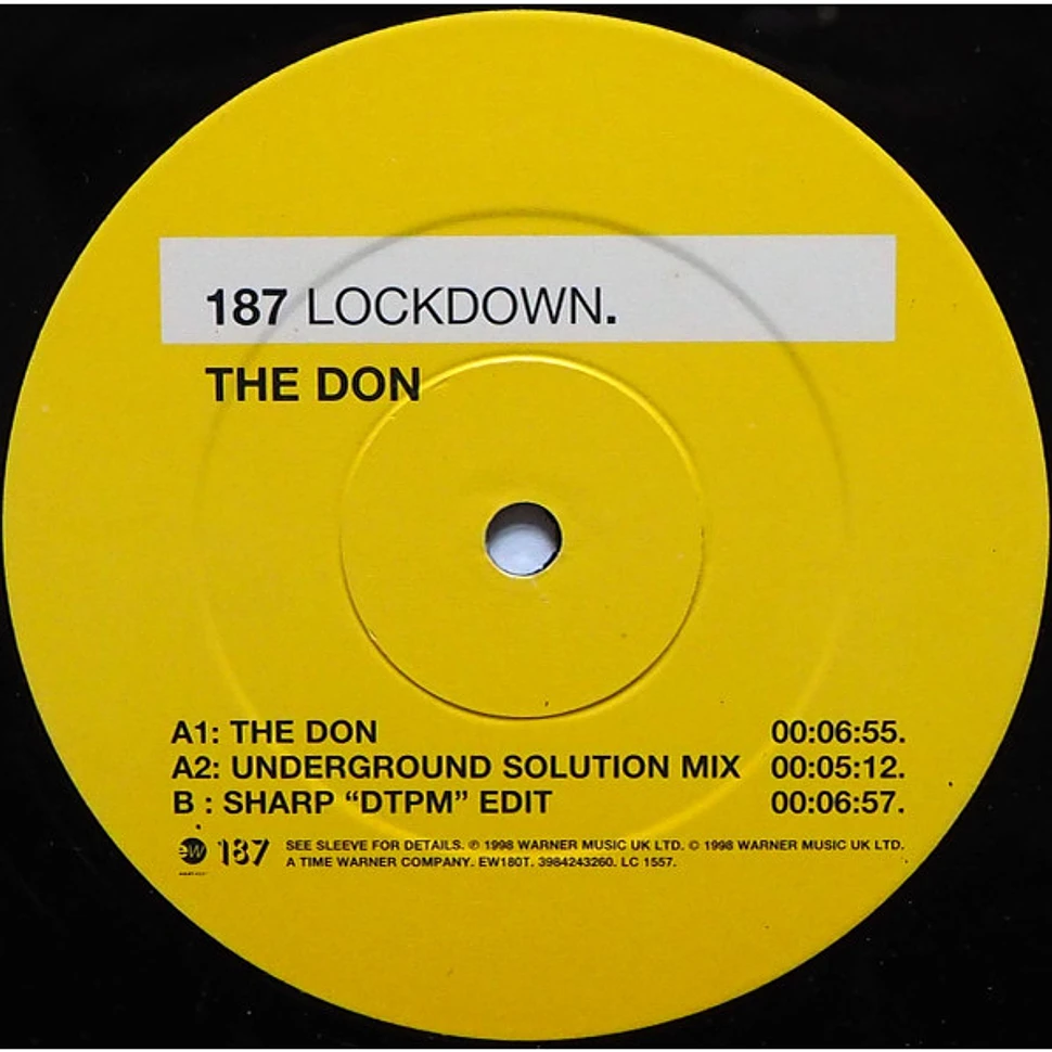 187 Lockdown - The Don