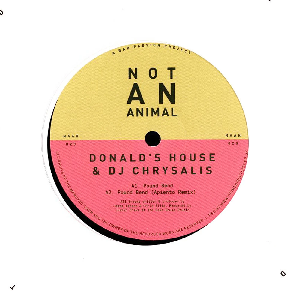 Donald's House & DJ Chrysalis - Pound Bend EP