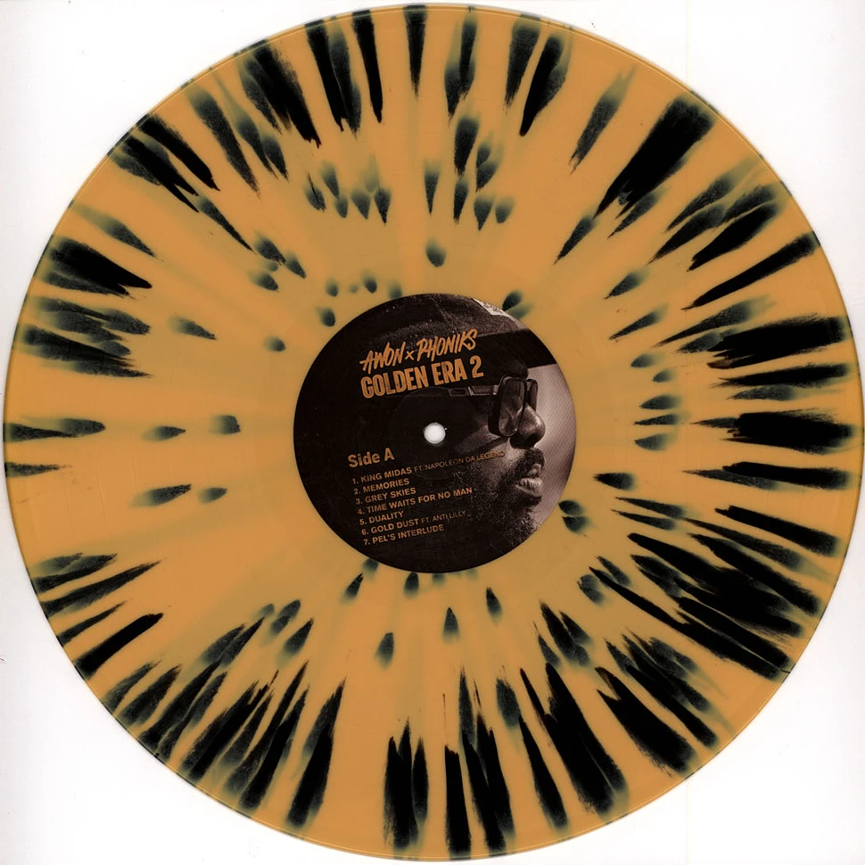 Awon & Phoniks - Golden Era 2 Mustard Black Splatter Vinyl Edition