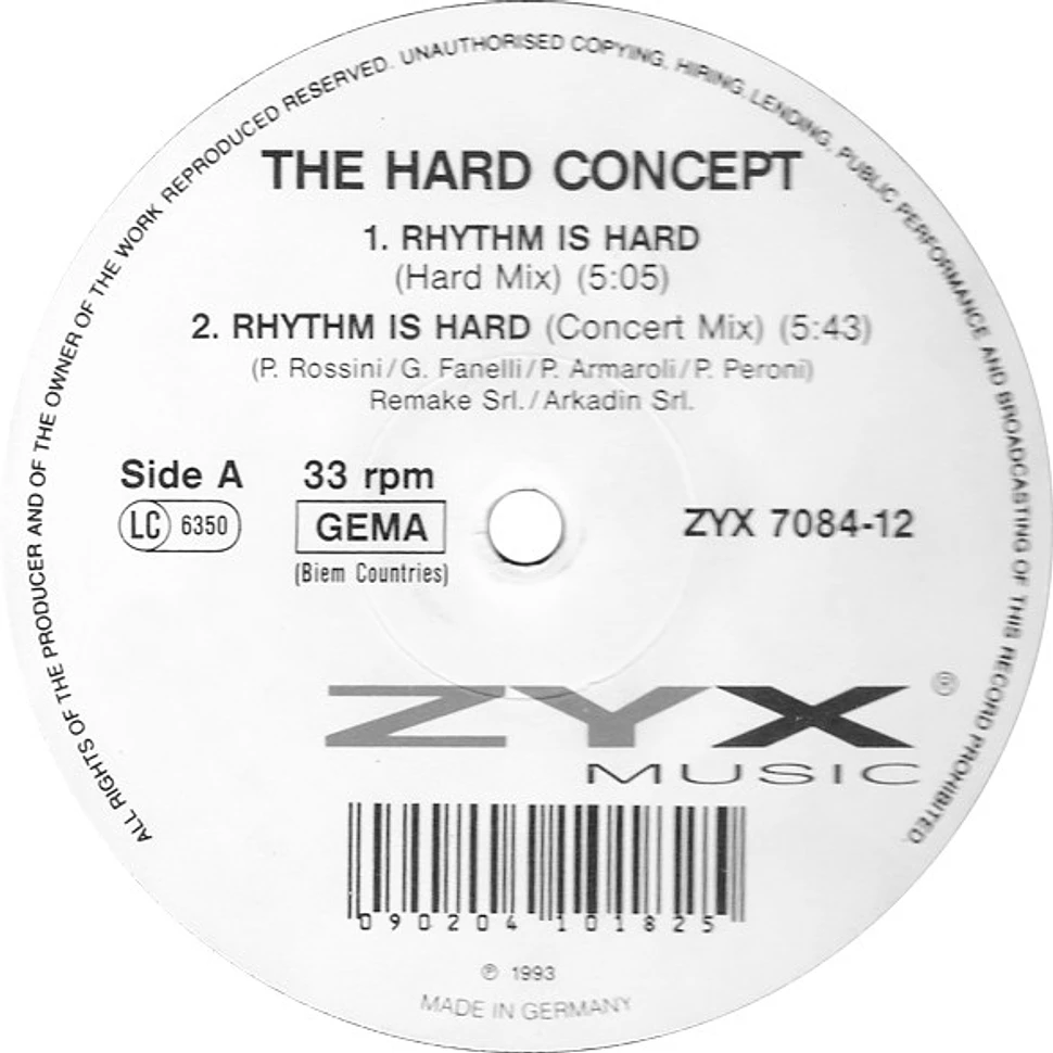 The Hard Concert - Rhythm Is Hard