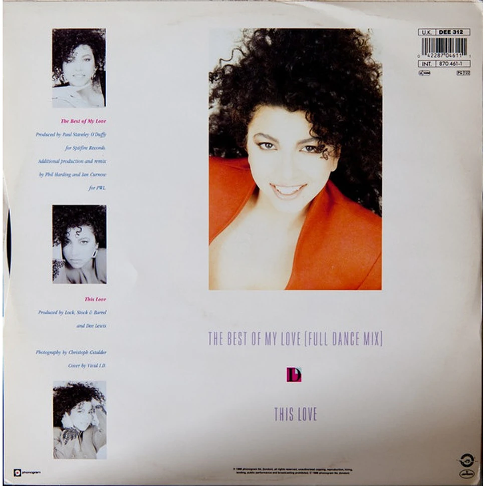 Dee Lewis - The Best Of My Love