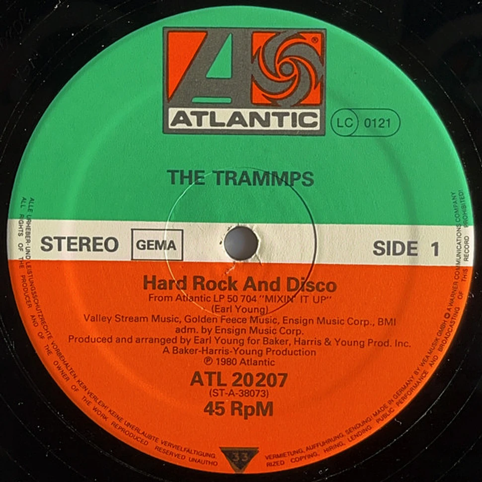 The Trammps - Hard Rock And Disco