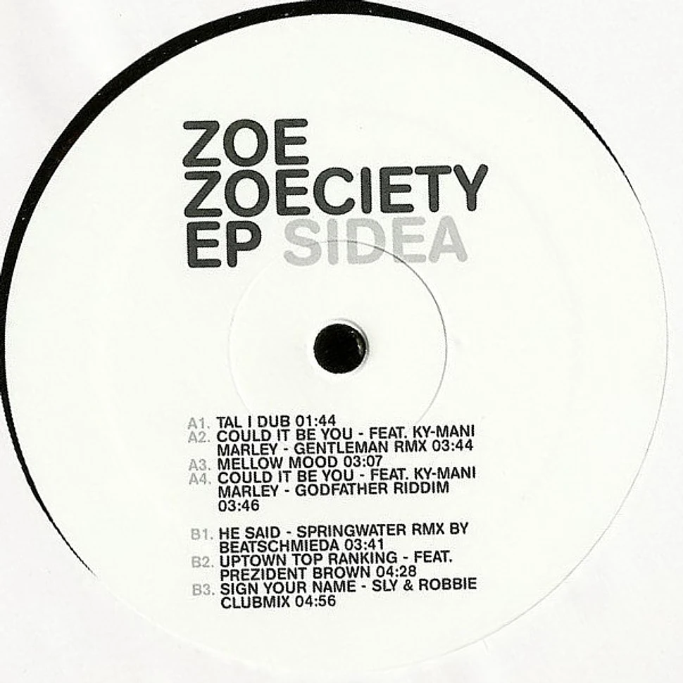 Zoe Mazah - Zoeciety EP