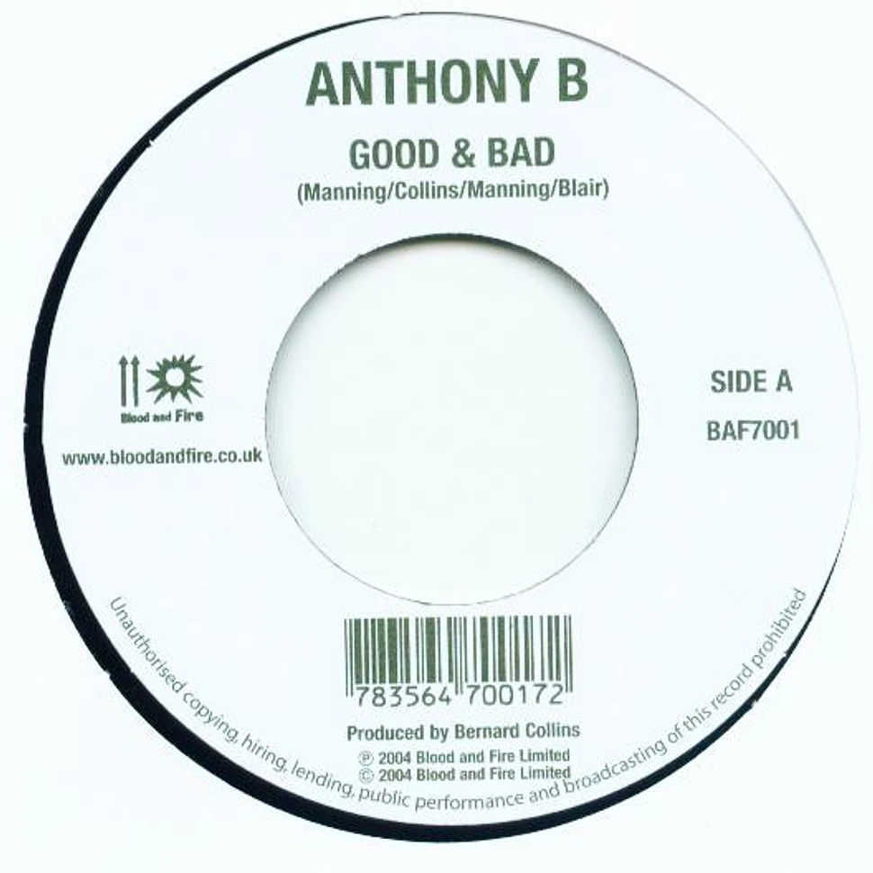 Luciano / Anthony B - Man Of Jah Order / Good & Bad