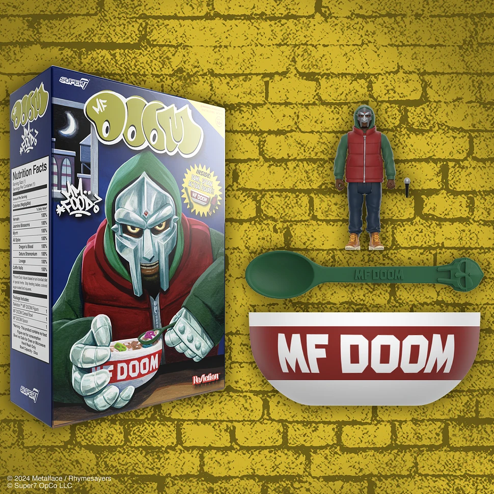 MF DOOM - MM..Food 20th Anniversary ReAction Figure Cereal Bowl Set