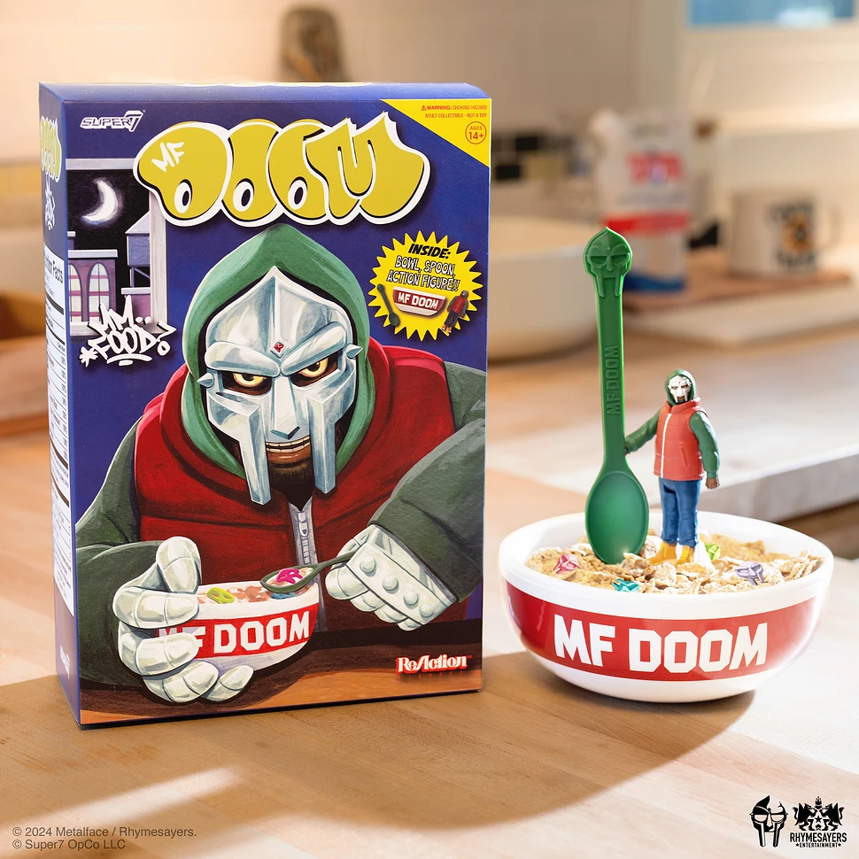 MF DOOM - MM..Food 20th Anniversary ReAction Figure Cereal Bowl Set