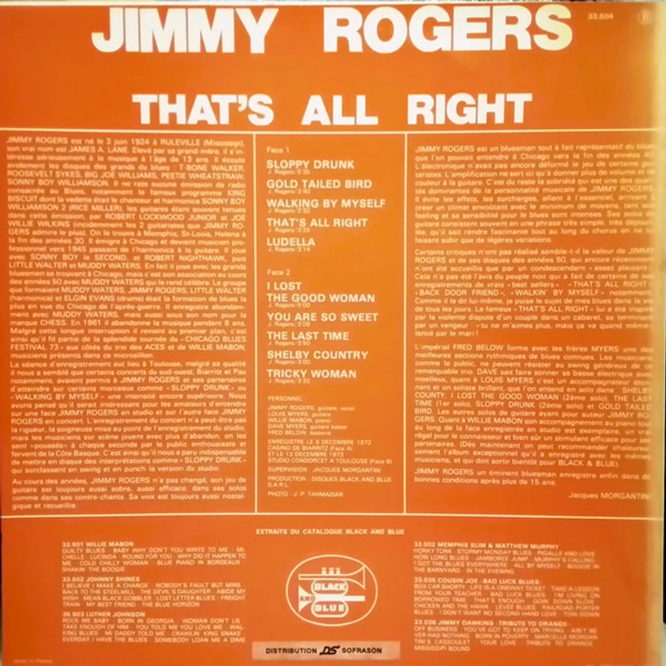 Jimmy Rogers - That's All Right