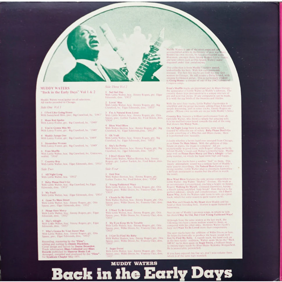 Muddy Waters - Back In The Early Days Volumes 1 And 2