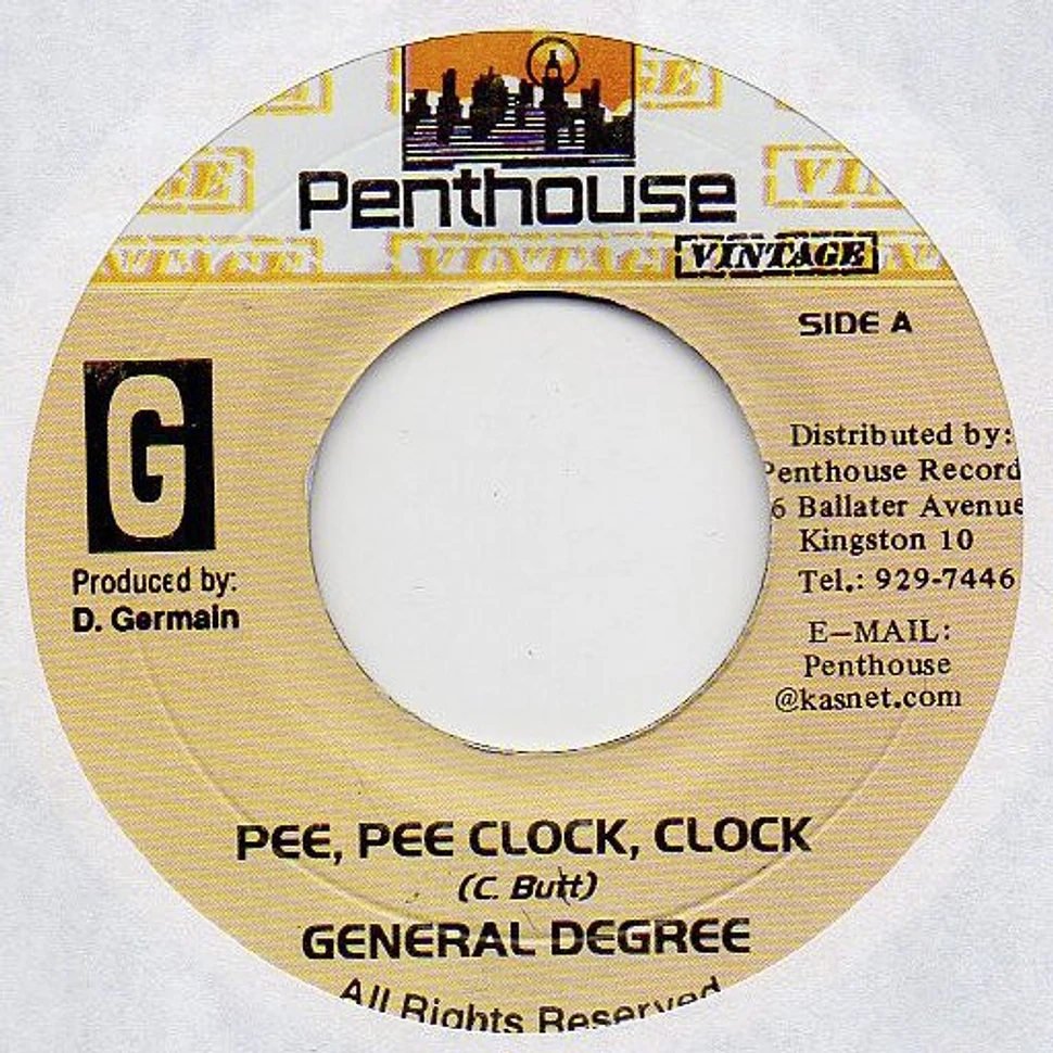 General Degree - Pee, Pee Clock, Clock