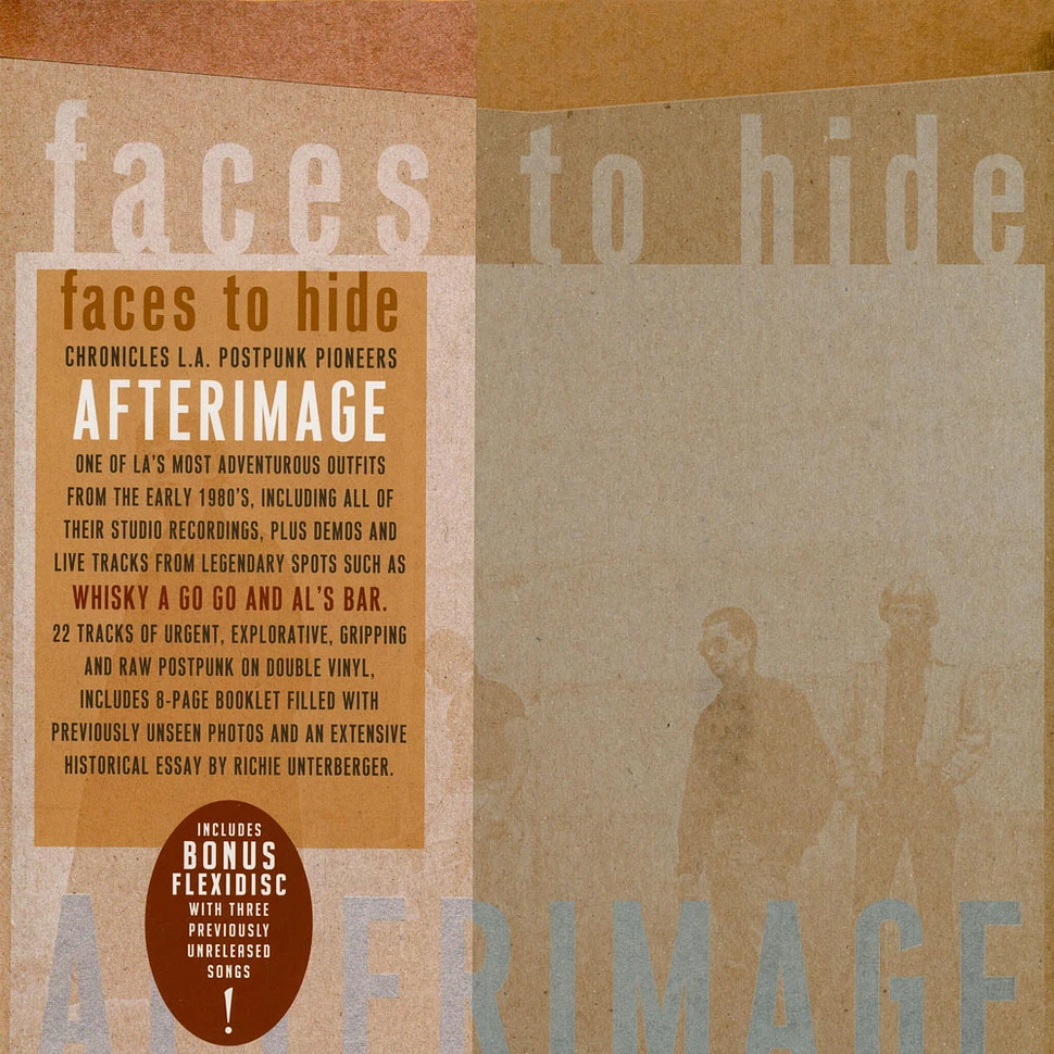 Afterimage - Faces To Hide Black Vinyl Edition