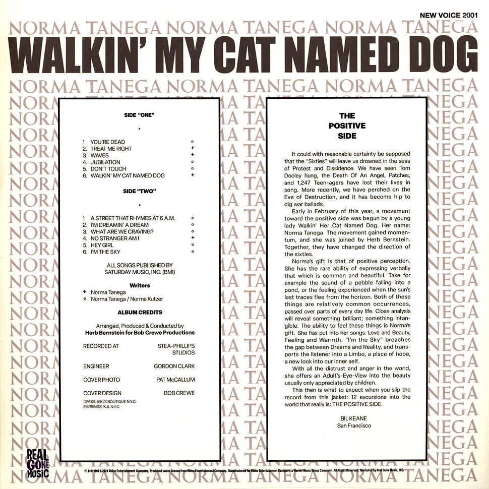 Norma Tanega - Walkin' My Cat Named Dog