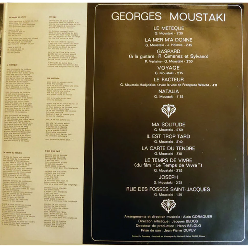 Georges Moustaki - Georges Moustaki