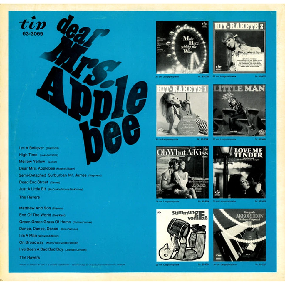 The Ravers - Dear Mrs. Applebee