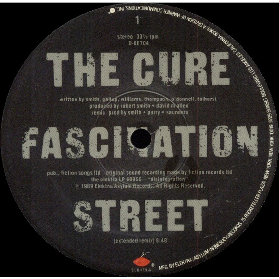 The Cure - Fascination Street